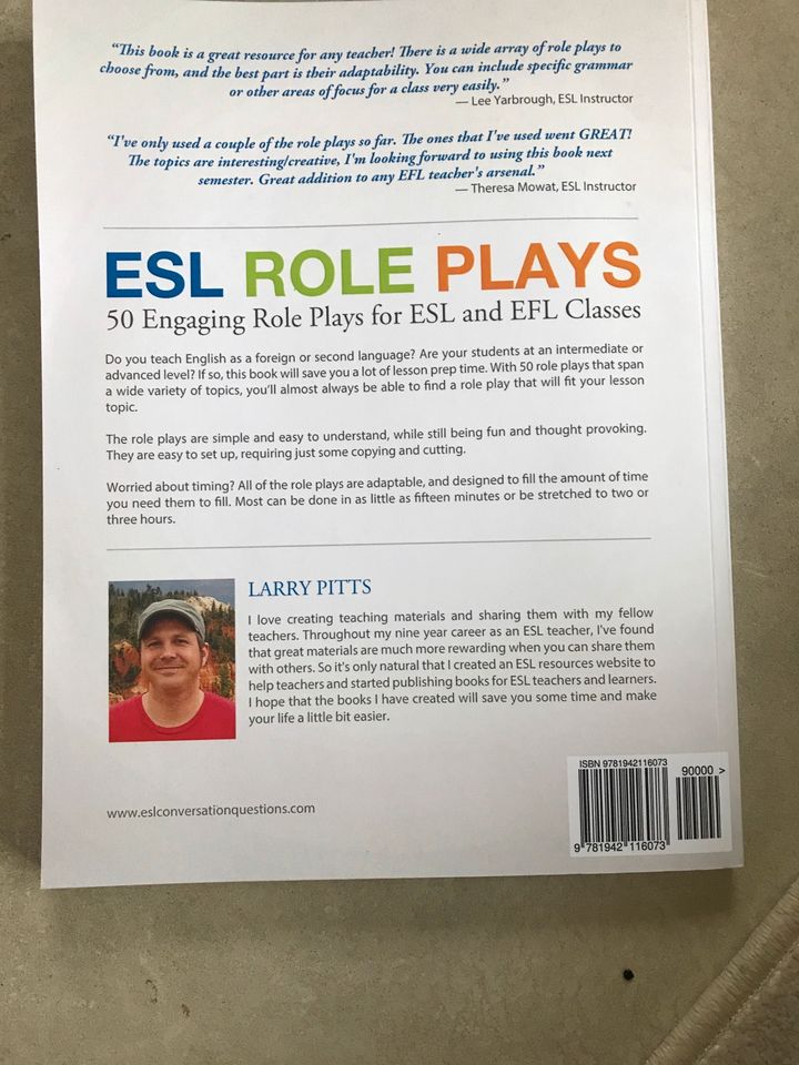 ESL Role Plays Larry Pitts in Oldenswort