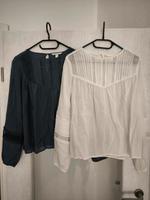 Blusen Set Gr. 40 Weiss+Blau/Grau Hessen - Vellmar Vorschau