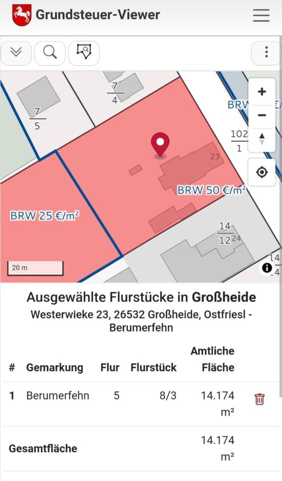 Liebhabergrundstück in Ostfriesland in Großheide