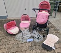 Baby Kinderwagenset 3 in 1, Babymädchen, Kinderwagen, Buggy Hessen - Viernheim Vorschau
