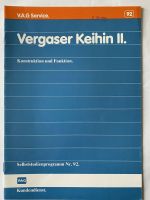 VAG Service SSP Selbststudienprogramm SSP Nr.92 Keihin Vergaser 2 Nordrhein-Westfalen - Stadtlohn Vorschau