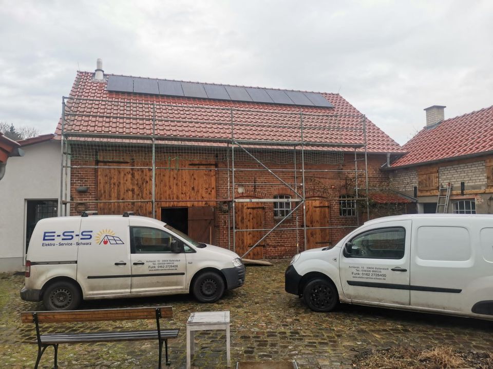 PV Solaranlage Speicher erneurbare Energien in Ballerstedt