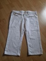 Amisu Damen Hose Jeans Capri 7/8 Weiß 30/31, mit Eingrifftaschen Sachsen-Anhalt - Arendsee (Altmark) Vorschau