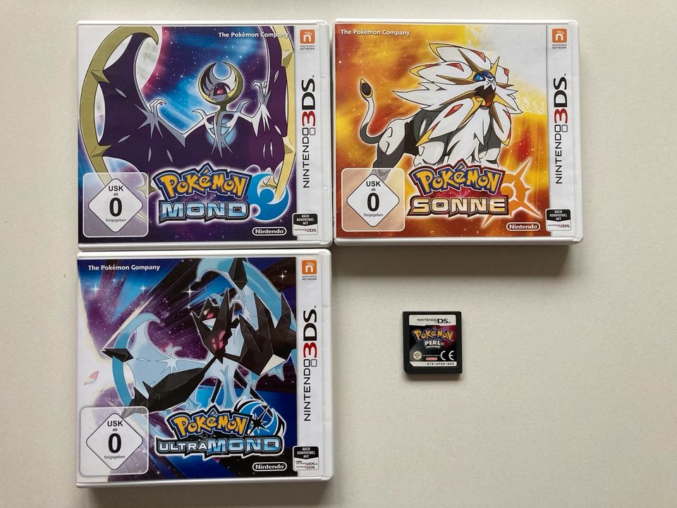 Nintendo 3 DS Spiele Pokémon Sonne Mond Ultramond Pearl in Worms