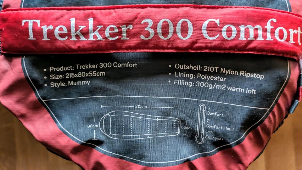 Schlafsack CAMPZ Trekker 300 Comfort 300g/m2 in Satow