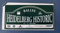 HEIDELBERG HISTORIC RALLYE 15-17.Juli 2004 Decal Berlin - Steglitz Vorschau