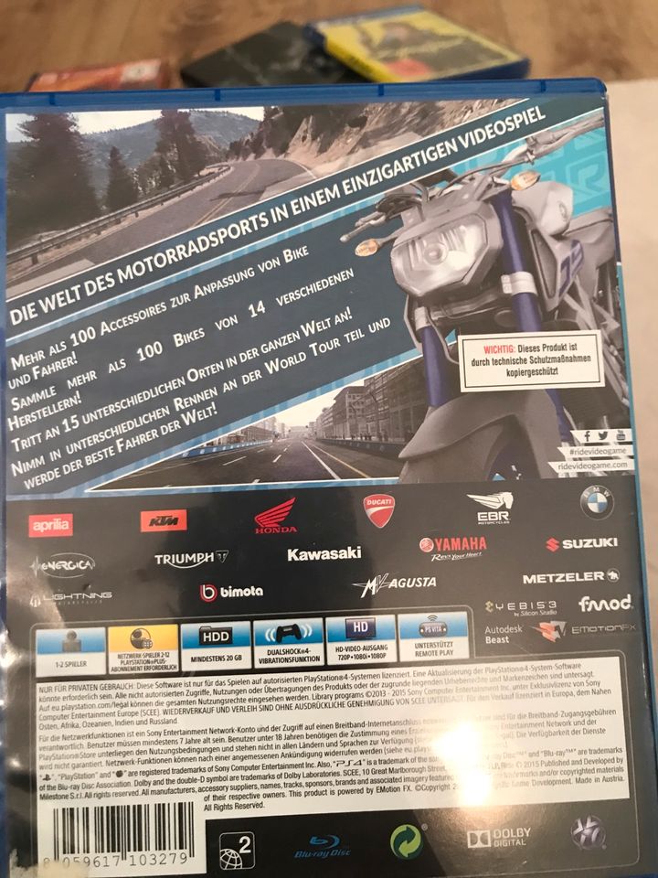 Ps4 spiel Motorrad RIDE in München