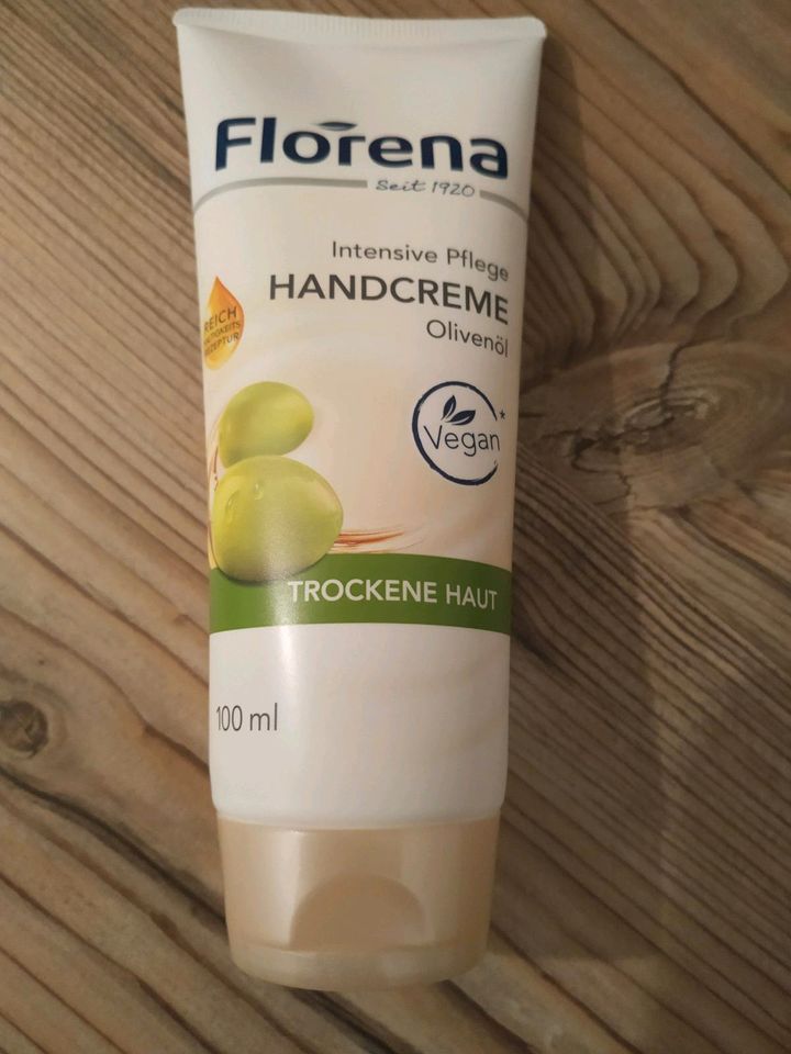 4 Stück Florena Intensive Pflege Handcreme Olivenöl VEGAN in München