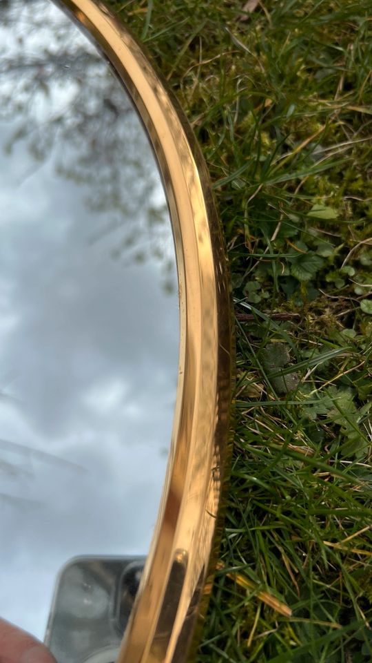 Spiegel Rund Gold 60 cm Durchmesser in Augsburg