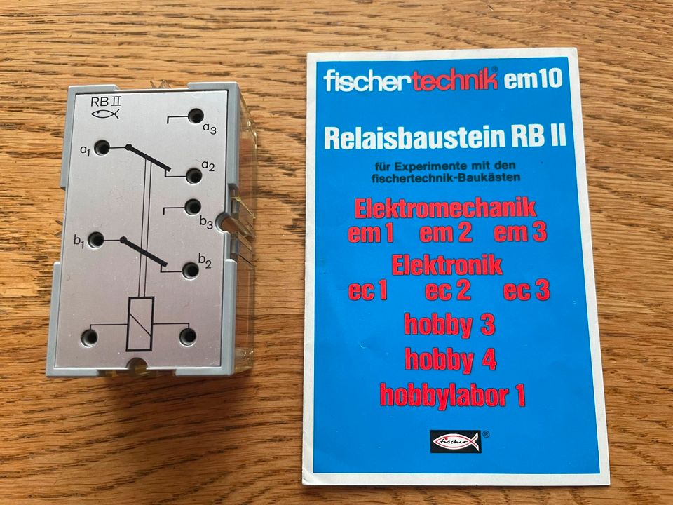 fischertechnik em10 -- Elektromechanik Relais-Baustein in Berlin
