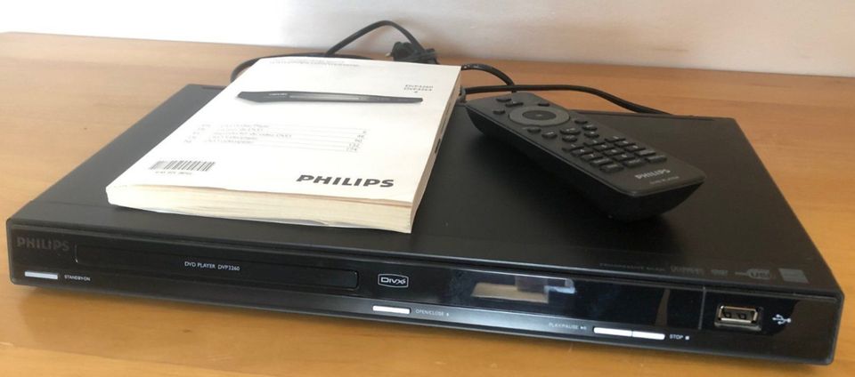 Philips DVD Player DVP3260 mit USB Scart DivX MP3 WMA JPEG in Ilshofen