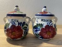 Keramikdosen mit Deckel für Zucker & Salz + hübschen Blumenmotiv Baden-Württemberg - Karlsruhe Vorschau