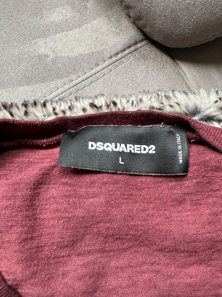 Dsquared2 Tshirt, Größe L, rot/braun, Made in Italy in Adorf-Vogtland