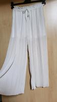 Wide leg Hose weiß Stoffhose S Bayern - Himmelstadt Vorschau