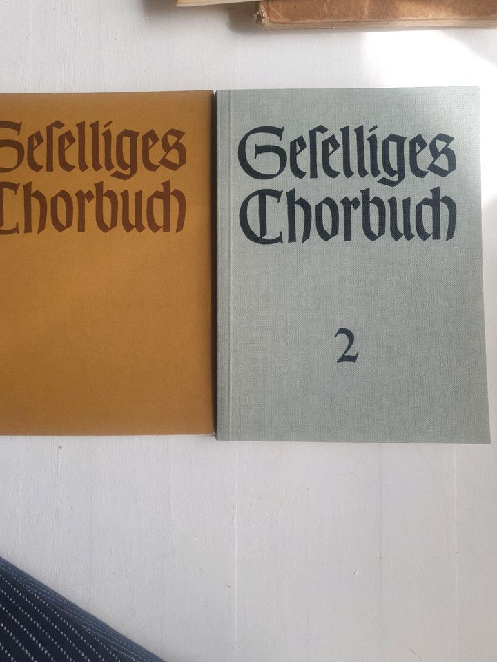 Geselliges Chorbuch Bd 1 u.2.,Notenbuch,  GChor in Brilon