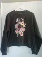 H&M, Sweatshirt, Gr. M, toller Print, anthrazit - wie NEU Nordrhein-Westfalen - Schwelm Vorschau