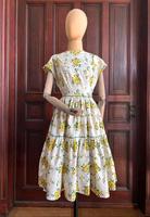 Kleid Vintage 50er Rosen Baumwolle handgemacht 60er Blumen 50s 36 Hamburg-Mitte - Hamburg Hammerbrook Vorschau