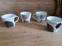 4 schöne Kaffeetassen, grafisches Design Nordrhein-Westfalen - Erftstadt Vorschau