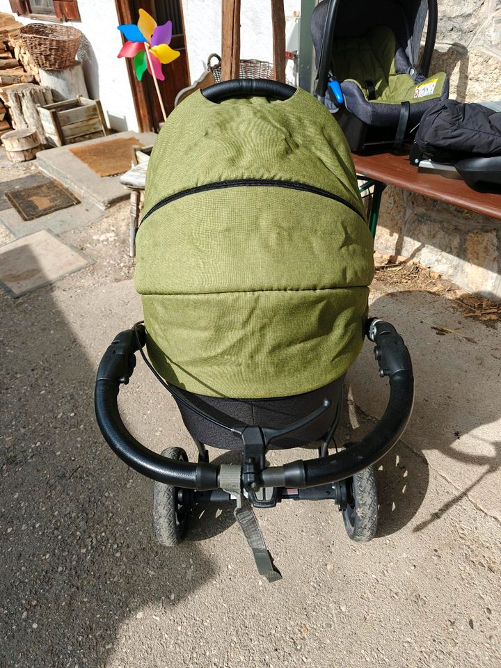 3 teiliges Kinderwagen komplett Set (verwendet für  1 Kind) in Rottach-Egern