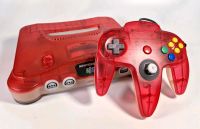 ✅Original N64 Konsole Rot Weiß Watermelon Transparent Nintendo 64 Frankfurt am Main - Bornheim Vorschau