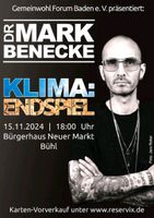 2 x Dr. Mark Benecke - Klima: Endspiel in Bühl 15.11. Baden-Württemberg - Bühl Vorschau