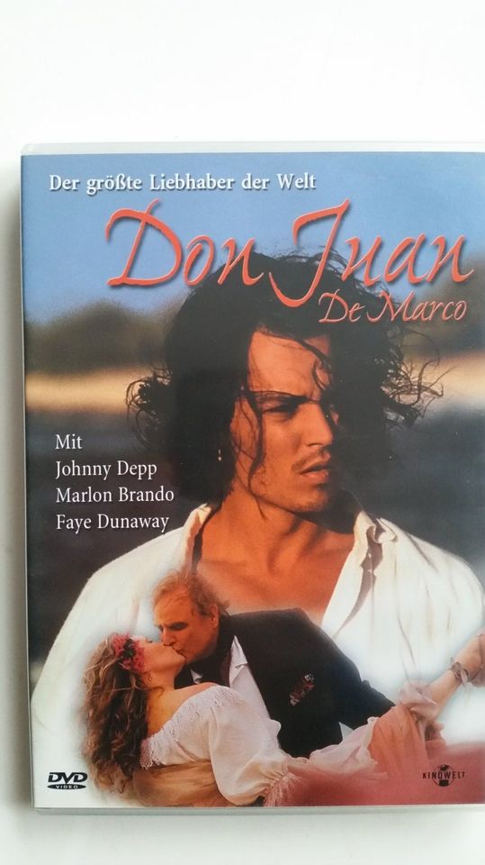 Don Juan mit Johnny Depp + Marlon Brando  DVD in Dannstadt-Schauernheim