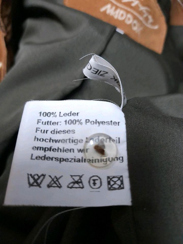 Trachten Jacke aus 100% Antik Ziegenleder in Regensburg