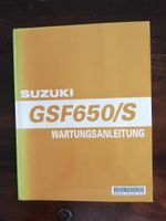 Wartungsanleitung Suzuki GSF650/S Modell 2007 Werkstatthandbuch Nordrhein-Westfalen - Enger Vorschau