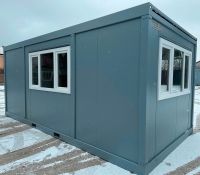 ZERTIFIZIERTES QUALITÄTSPRODUKT - Container Tiny House mit 6 Metern Länge - 20 Fuß Wohncontainer - Containerunterkunft kaufen - Containerbüro finanzieren für Gewerbe - Schlüsselfertig - Garantie - Neu Bayern - Brunnen Vorschau