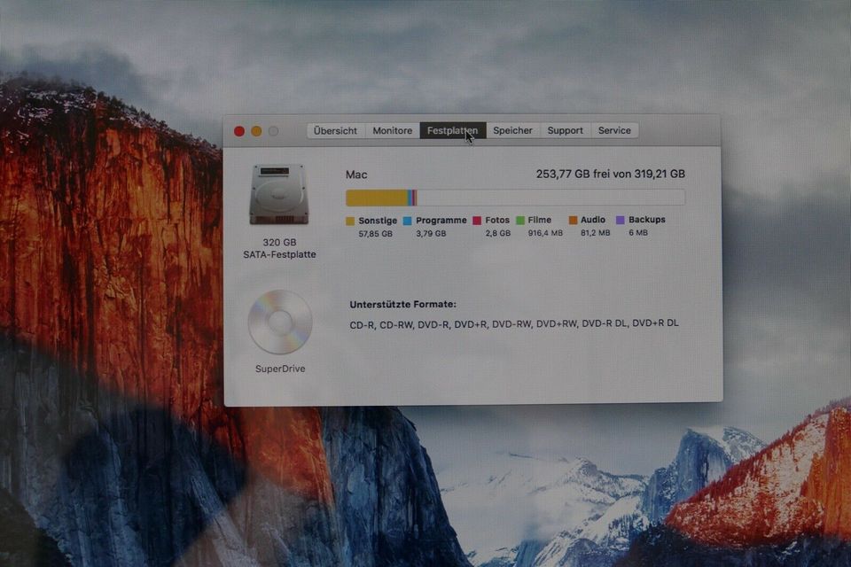 Apple iMac 20" silber mit großer Tastatur + Maus in weiss in Mörlenbach