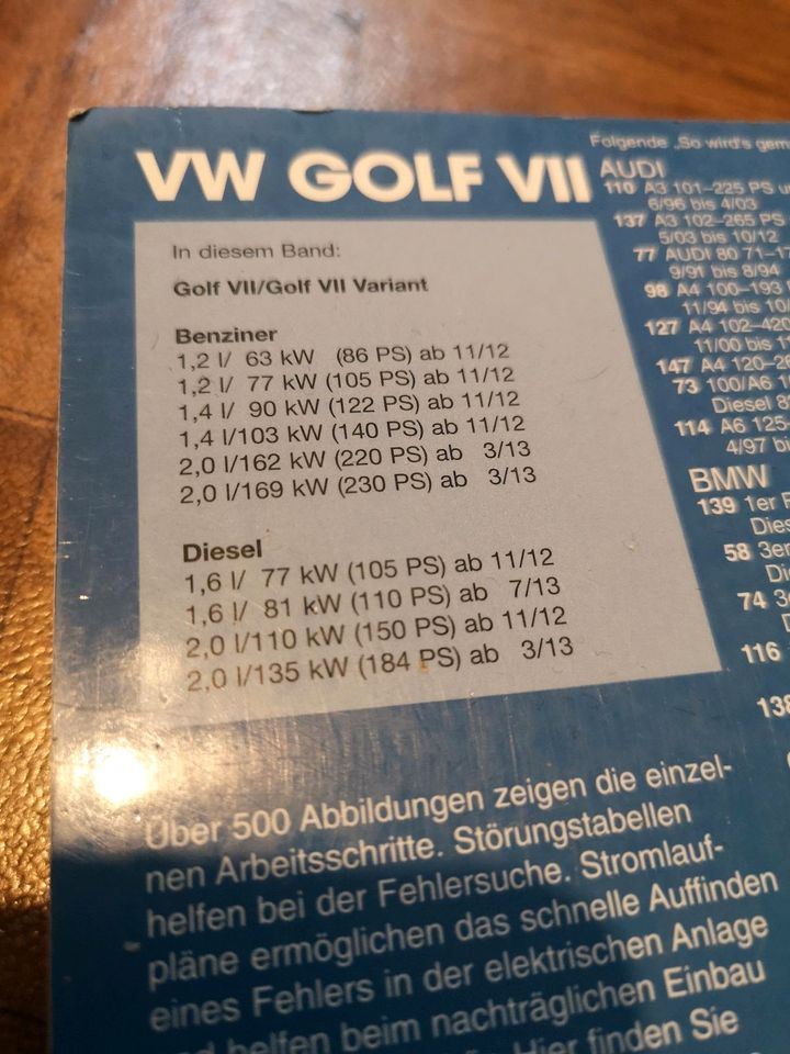 VW Golf Reparaturanleitung Buch Werkstattbuch Touran in Nürnberg (Mittelfr)