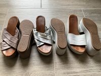 Inuovo Sandalen taupe, silber, weiss Gr.40 pro Paar 20,— Nordrhein-Westfalen - Würselen Vorschau