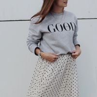 Sweater Pulli GOOD VIBES von C.H.O.I.C.E. in hellgrau, wie neu! Bayern - Füssen Vorschau