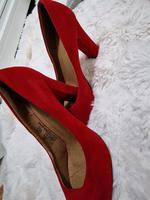 High Heels Pumps Rot Wildleder Bayern - Schongau Vorschau