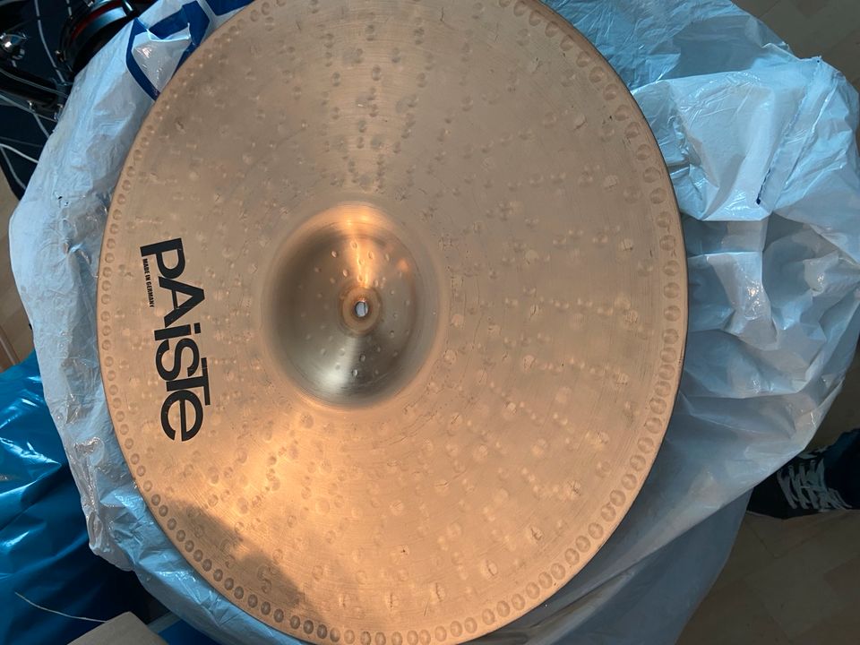 Paiste Alpha Rock Beckensatz Becken Crash Ride China in Neustadt in Holstein