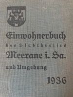 Einwohnerbuch Meerane 1936 Sachsen - Meerane Vorschau