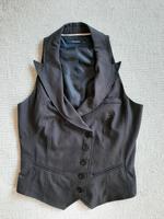 Damen Mädchen Weste Vero Moda Gr.36,  braun-baige gestreift Frankfurt am Main - Sachsenhausen Vorschau