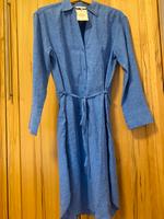 Neu! Sommerleinenkleid jeansblau H&M Gr.XS Hessen - Bad Vilbel Vorschau