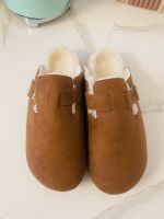 Hausschuhe Fell gefüttert Birkenstock Stil Gr. 40 Beige Hamburg-Nord - Hamburg Winterhude Vorschau