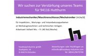 Industriemechaniker (m/w/d) für D-94116 Hutthurm Bayern - Hutthurm Vorschau