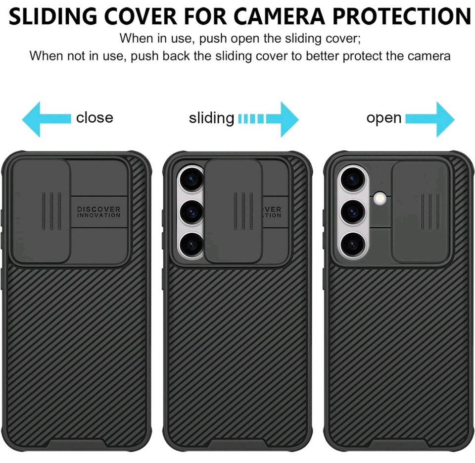 Samsung Galaxy S24 Hülle, Samsung S24 Hülle Kameraschutz in