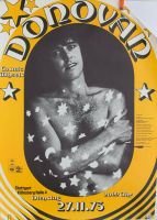 Top-Konzertplakat Donovan - Original von 1973 Stuttgart - Feuerbach Vorschau