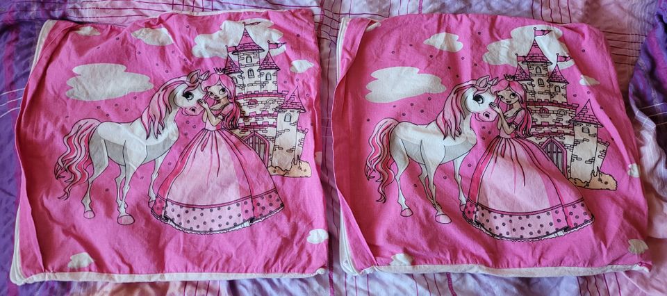 2 Kissenbezüge "Prinzessin" pink (Ticaa) in Donauwörth