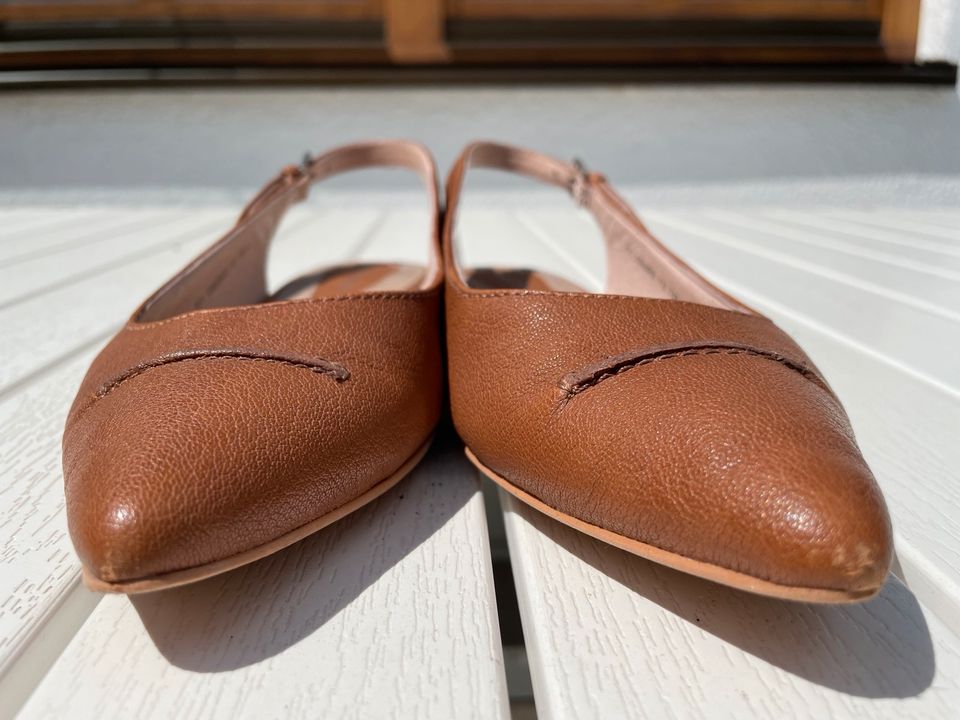 Slingback Flats Ballerinas Marc O‘Polo Größe 36,5 in Kirchseeon