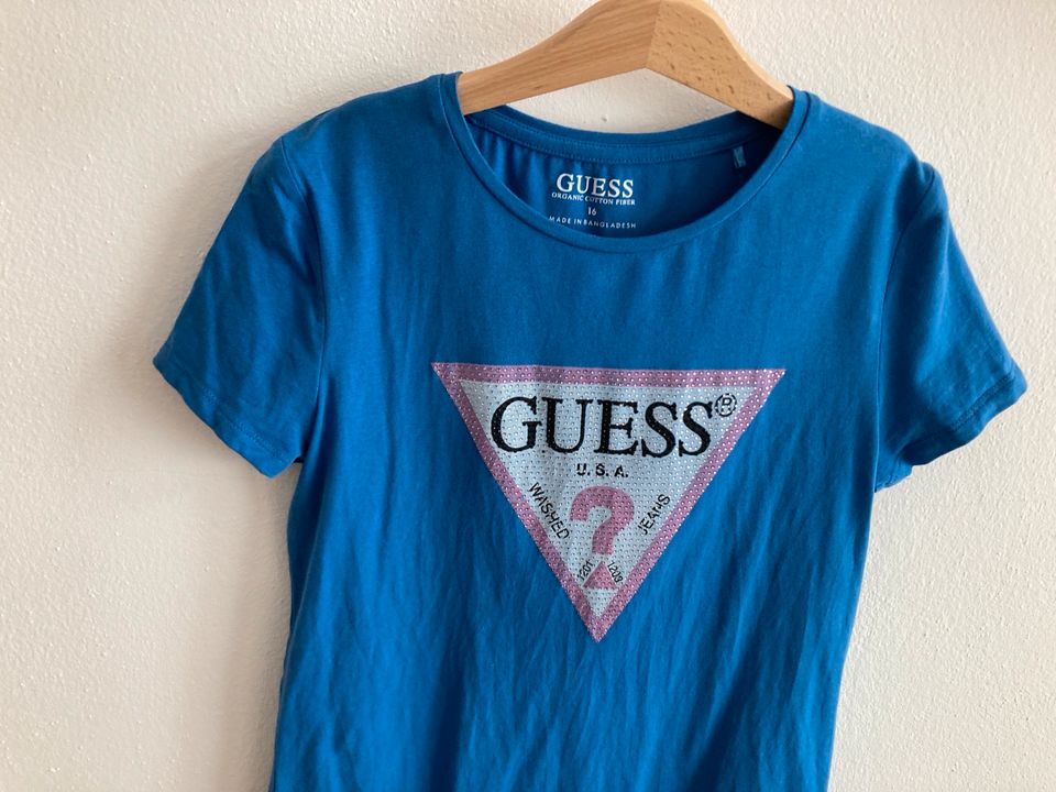 Original GUESS T-Shirt Gr. 164 / 16 ungetragen, wie neu ❤️ in Burgsalach