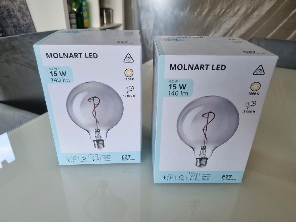 IKEA Molnart LED Lampen Filament Deko in Marl