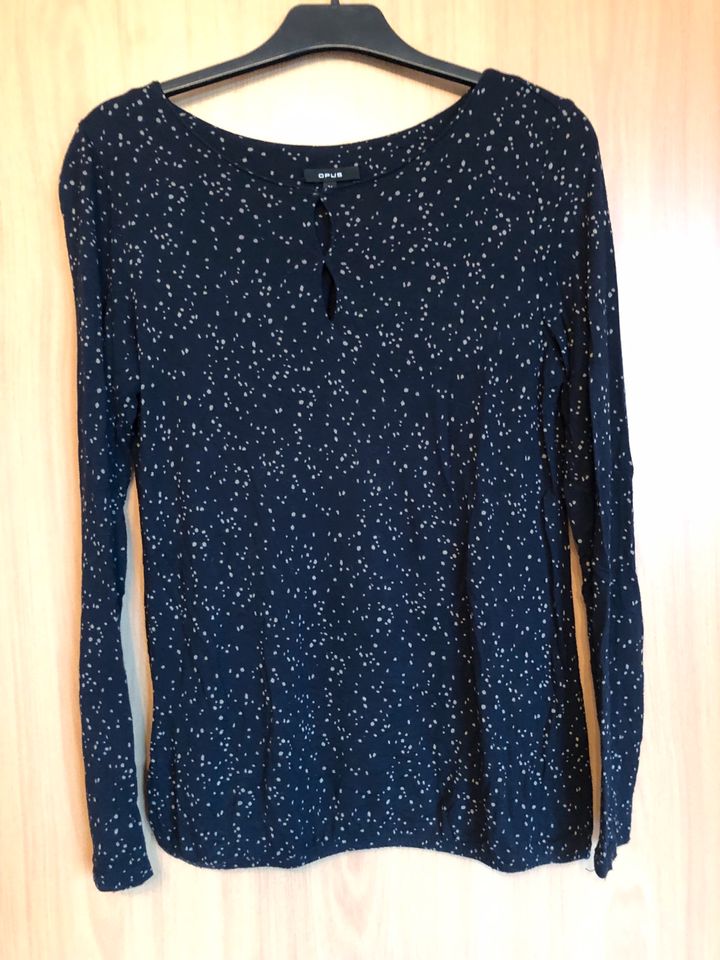 Opus Bluse mit Gummizug, blau Gr. 36 in Brilon