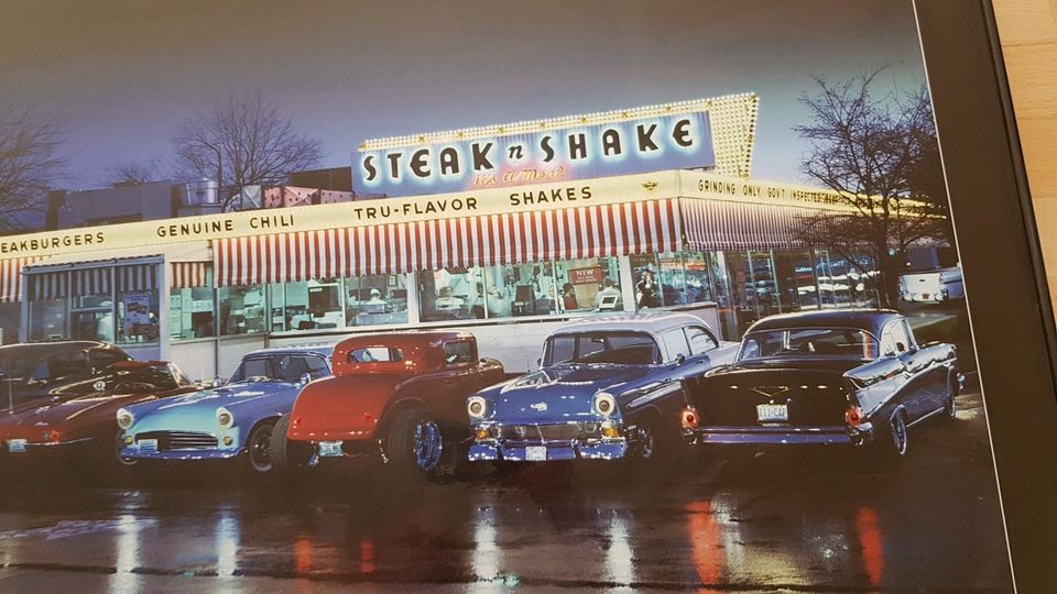 Bild von Electric-Art-Gallery, Steak-and-Shake-Neon-Picture in Haste