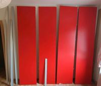 HASVIK Schiebetüren Ikea Pax rot matt 200x236 Bayern - Rimpar Vorschau