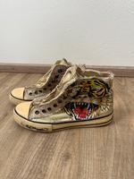 Ed Hardy chucks sneaker Gold Turnschuhe EdHardy Designer Tiger Bayern - Kösching Vorschau